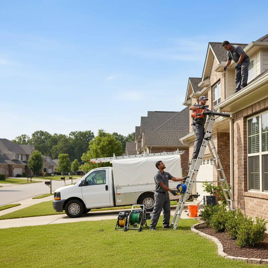 Home Gutter Service in Ledbetter, TX near me